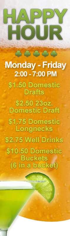 Happy Hour specials